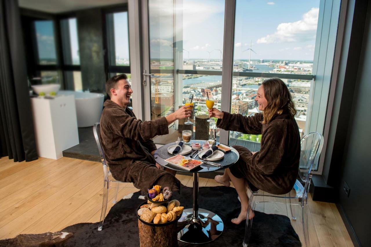 Exclusieve Prive Wellness Penthouse Skynooz Apartment Antwerp Luaran gambar